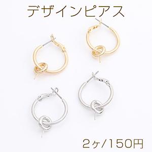 デザインピアス フープピアス 芯立付き 22×3...の商品画像
