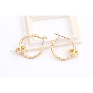 デザインピアス フープピアス 芯立付き 22×...の詳細画像3