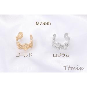 高品質デザインリング 指輪 透かし柄 フラワー...の詳細画像1
