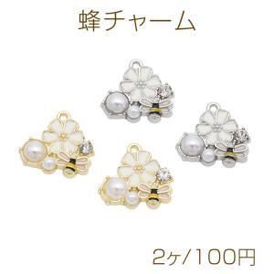 ラインストーン 6mm 約50粒 クリア ゴールド ロジウム色 2色 ガラス