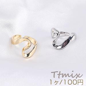 デザインリング 指輪 ツイスト 幅約15mm(1ヶ)の商品画像