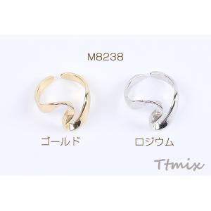 デザインリング 指輪 ツイスト 幅約15mm(1ヶ)の詳細画像1