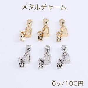 メタルチャーム 日本酒モチーフチャーム 焼酎モチ...の商品画像