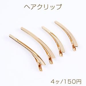 ヘアクリップ ヘアアクセサリー 全2サイズ ゴールドの商品画像