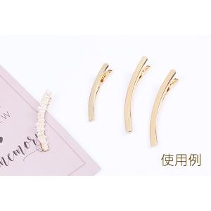 ヘアクリップ ヘアアクセサリー 全2サイズ ゴールドの詳細画像4
