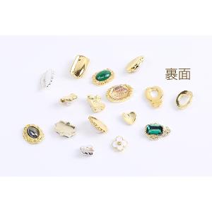 ネイルパーツ メタルパーツ 全16種 ゴールド...の詳細画像2