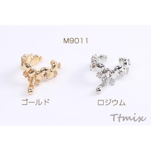 高品質ジルコニアイヤーカフ しずく型 18mm...の詳細画像1