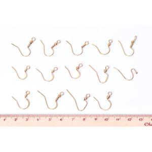 ステンレス製 フックピアス 全14種 ゴールドの詳細画像4