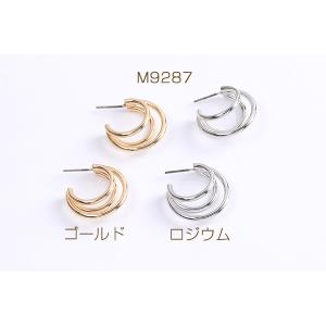 高品質チタンピアス金具 デザインフープピアス ...の詳細画像1
