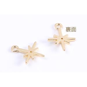 高品質ジルコニアチャーム 星形 11×15mm...の詳細画像2