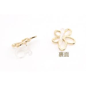 樹脂ノンホールピアス フラワー 16×18mm...の詳細画像2
