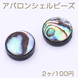 アバロンシェルビーズ コイン型 12mm【2ヶ】の商品画像
