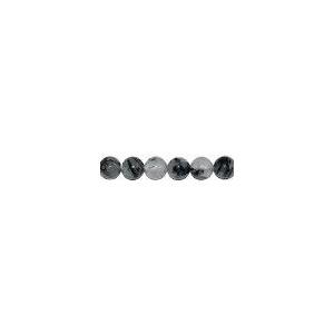ブラックルチルクォーツ 丸玉6mm(35cm)｜yu-beads-parts