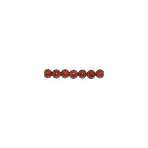 茶金石 丸玉 4mm（35cm）｜yu-beads-parts