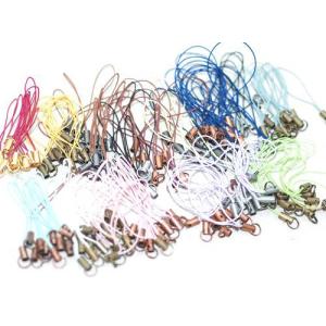 【限定商品】 携帯ストラップ金具 カラーミックス(100個入)｜yu-beads-parts