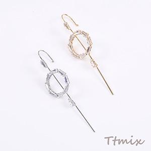 ジルコニア付きアメリカンピアス アメリカンフック ラウンド 20×73mm（1ヶ）