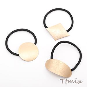 ヘアゴム オーバル ラウンド ひし形 マットライ...の商品画像