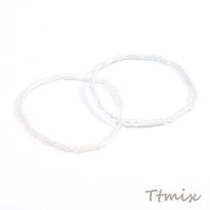 シードビーズ付きヘアゴム（1ヶ）