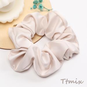 シュシュ 8cm ベージュ(1ヶ)の詳細画像1