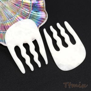 アセチ樹脂ヘアコーム 5.5×8cm(1ヶ)の詳細画像1