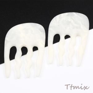 アセチ樹脂ヘアコーム 5.5×8cm(1ヶ)の詳細画像3