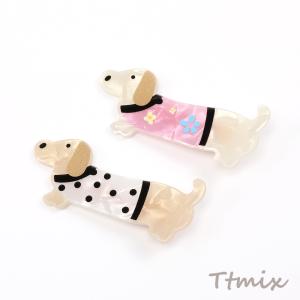 アニマルへアピン 犬 ダックスフント アクリルへ...の商品画像
