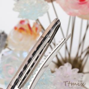 ヘアクリップ ドット柄 レトロ風 髪飾り ヘア...の詳細画像4