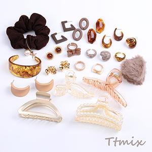 限定商品！アクセサリー ヘアアクセサリー リング ピアス バングル（1 