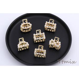 MINIバンスクリップ メタルヘアクリップ ラ...の詳細画像2