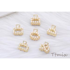 MINIバンスクリップ メタルヘアクリップ ラ...の詳細画像3