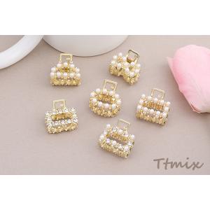 MINIバンスクリップ メタルヘアクリップ ラ...の詳細画像4