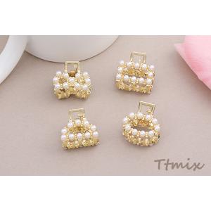 MINIバンスクリップ メタルヘアクリップ ラ...の詳細画像5