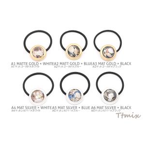 ヘアゴム ポニーフック 丸型 32mm(1ヶ)の詳細画像1