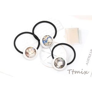 ヘアゴム ポニーフック 丸型 32mm(1ヶ)の詳細画像5
