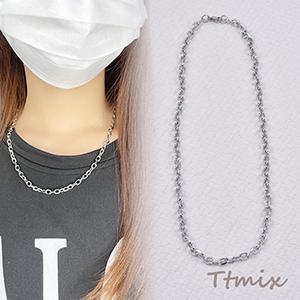 ステンレス製 ネックレス ネックレスチェーン 幅...の商品画像