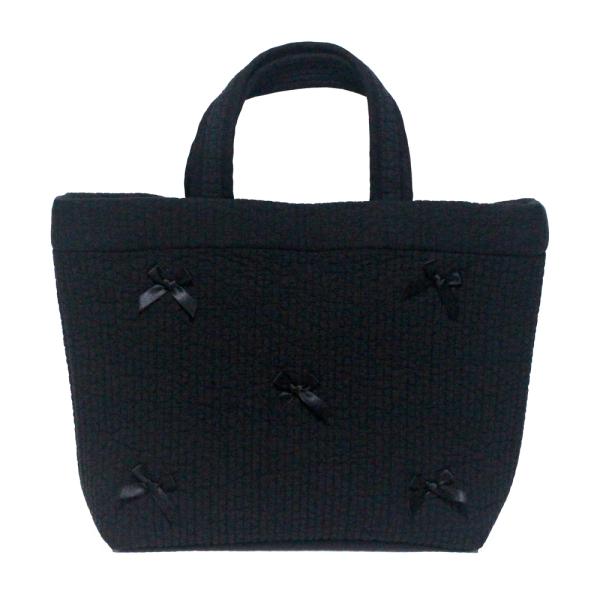 【宅配便送料無料】バッグ/ヌビバッグ A4入ります！リボン付き Mサイズ マチあり 内ポケット付き ...