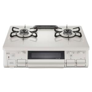 ノーリツ NLG2292WHL テーブルコンロ 左高火力 カラーホワイト色 無水片面焼きグリル ホーロートップ