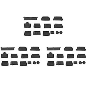 3セット パソコン USBポート 各種コネクタ用 シリコン製 ダストプラグ コネクタ防塵保護カバー 保護キャップ USB2.0/USB3.0 ポート