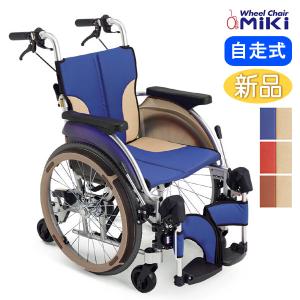 車椅子 軽量 コンパクト MiKi ミキ Skit スキット SKT-500 スリム 室内用 6輪《非課税》｜yua-shop