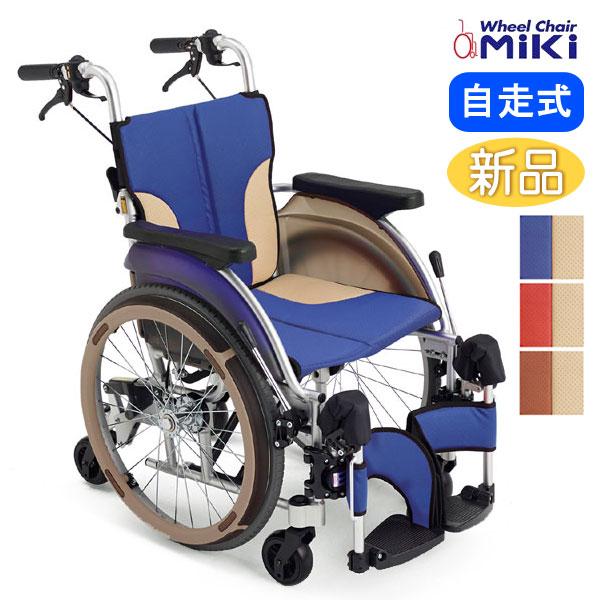 車椅子 軽量 コンパクト MiKi ミキ Skit スキット SKT-500 スリム 室内用 6輪《...