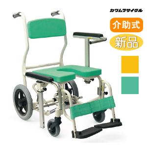 カワムラサイクル KS11-PF/ST シャワー用車いす ぴったりフィット クリ