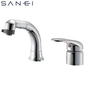 SANEI(水栓金具) SANEI ツーホールシングルレバースプレー混合 SANEI(水栓金具) SANEI ツーホールシングルレバースプレー混合