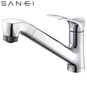 三栄水栓 SANEI シングルワンホールスプレー分岐混合栓《混合栓/ワン 三栄水栓 SANEI シングルワンホールスプレー分岐混合栓《混合栓/ワン