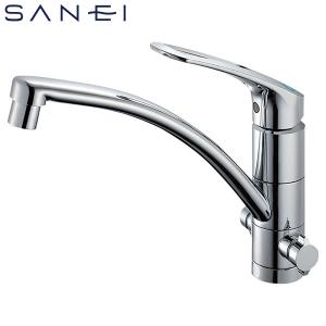 三栄水栓 SANEI シングルワンホールスプレー分岐混合栓《混合栓/ワン 三栄水栓 SANEI シングルワンホールスプレー分岐混合栓《混合栓/ワン