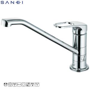 SANEI シングルレバーワンホール分岐混合栓 K87112ETJV-V2S キッチン