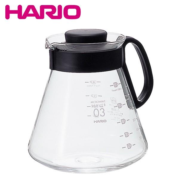 HARIO ハリオ　XVD-80B  実用容量800ml 2〜6杯用  V60レンジサーバー800