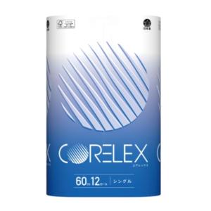コアレックス トイレットペーパー シングル 60m 12ロール×8パック コアレックス信栄