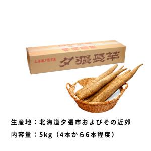予約 夕張長芋 5kg 前後 Lサイズから3Lサイズ 約4本から6本 前後 北海道 夕張市産 長いも ながいも ナガイモ お取り寄せグルメ 爆買