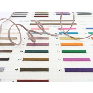 【1m単位】No.530 木馬ワックスコード平紐（約3ｍｍ）■お取り寄せ