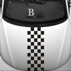 車 汎用 ボンネット エンジンフード ステッカ...の詳細画像3